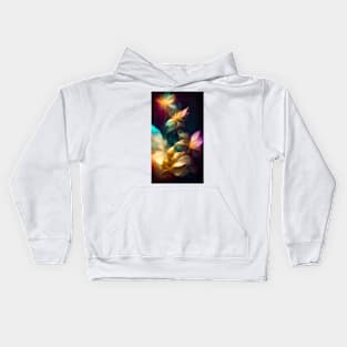 Space Flowers Kids Hoodie